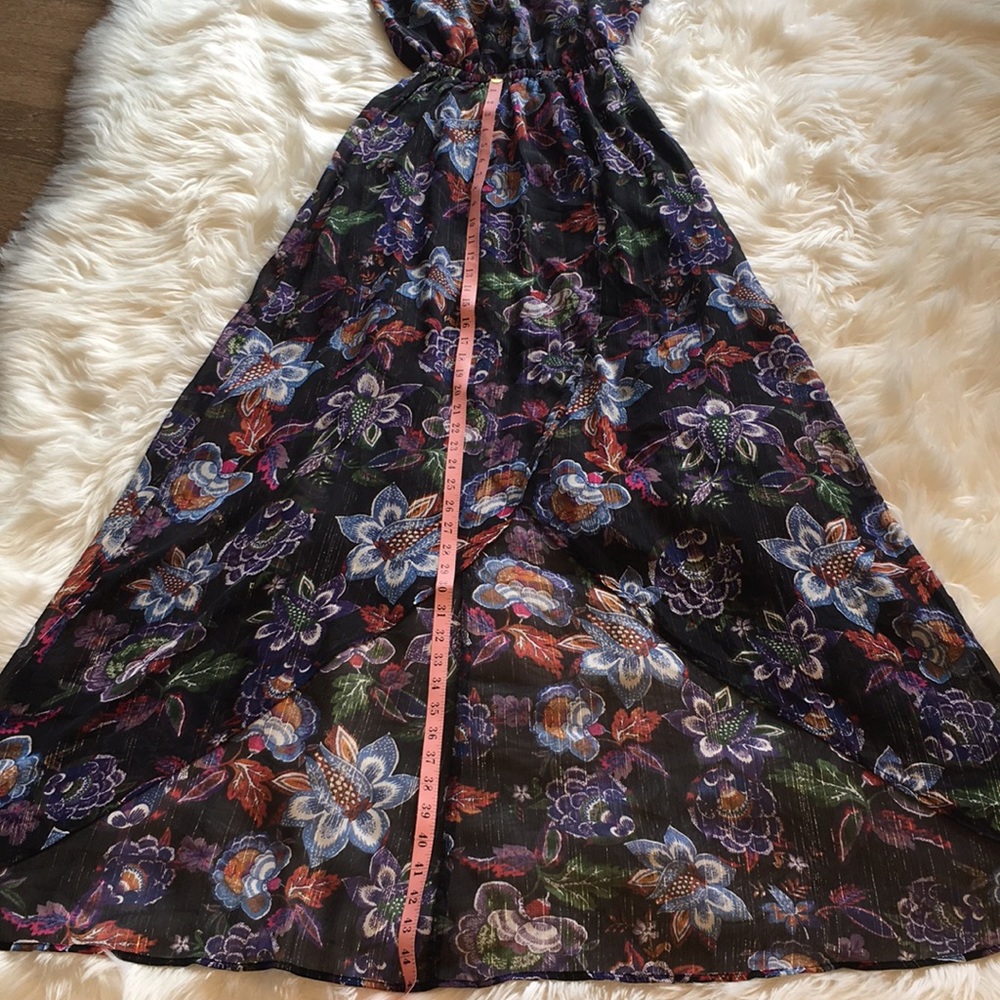 Show Me Your Mumu Karolina Collar Halter Maxi Dress - in City Nights Glimmer - Picture 8 of 14
